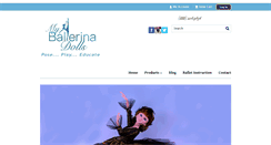 Desktop Screenshot of myballerinadolls.com
