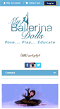 Mobile Screenshot of myballerinadolls.com
